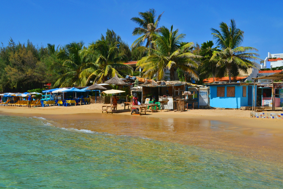 Plage de Ngor, Dakar Sénégal. Site touristique 